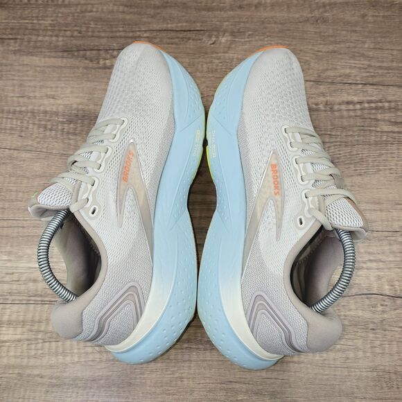 Brooks Glycerin 21 Women's Size 11 D Wide Beige Blue Running Shoes (1204081D195) - Picture 6 of 9